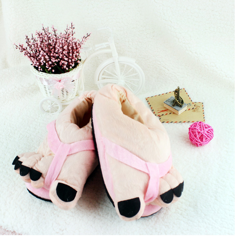 Winter new five finger design toe home home warm cartoon cotton slippers manufacturers sell directly Application Scenario