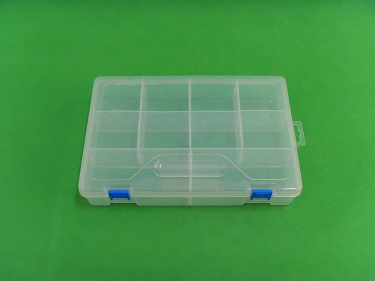 厂家直销超大号塑料透明零件盒 分类盒 归类盒 可拆分插片式分隔