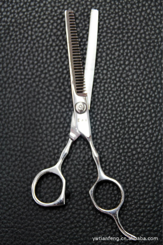 厂家供应高档/美发剪刀批发/发廊专用牙剪细节图