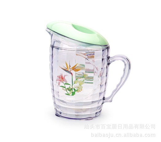 Premium best-selling new thickened threaded printed cold water bottle, Ritz-Carlton transparent matte plastic cold water Bottle B-096 Specification image