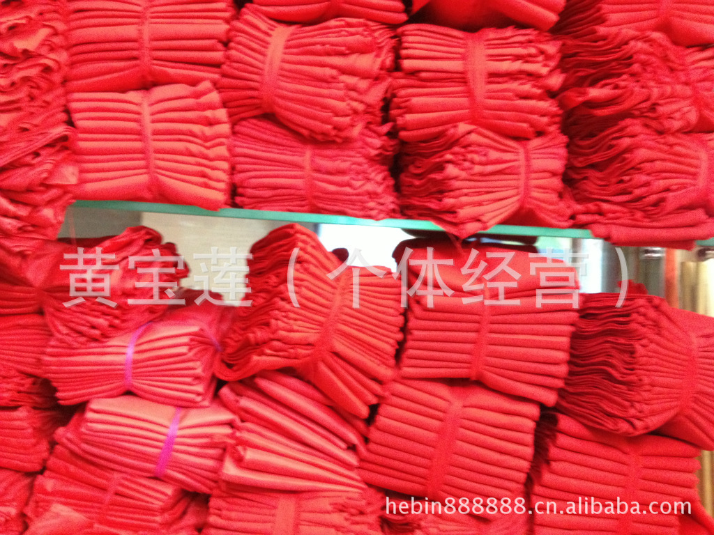 批发优质1.2米，1米，0.9米等腰三角形棉布红领巾 整件批发详情图1