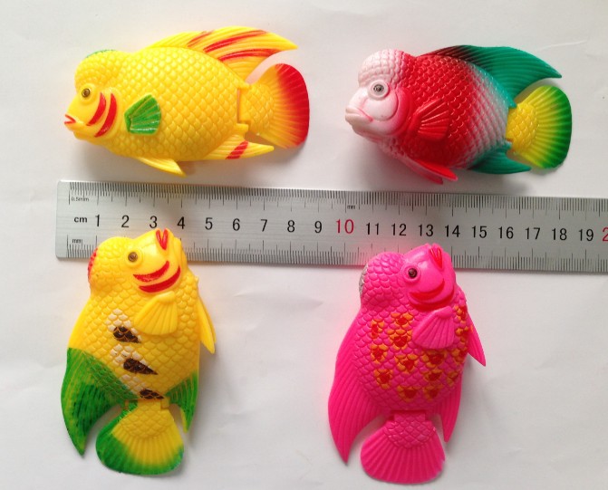 供应塑料鱼 大罗汉鱼 玩具鱼 水柱灯专用仿真鱼 宝杰水族批发