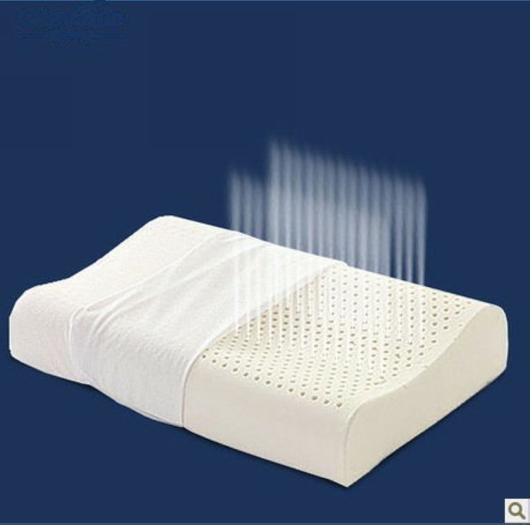 Adult Pillow Soft Sleep Pillow Latex Pillow Cool Breathable Latex Pillow Pillow Core Wholesale Specification drawing