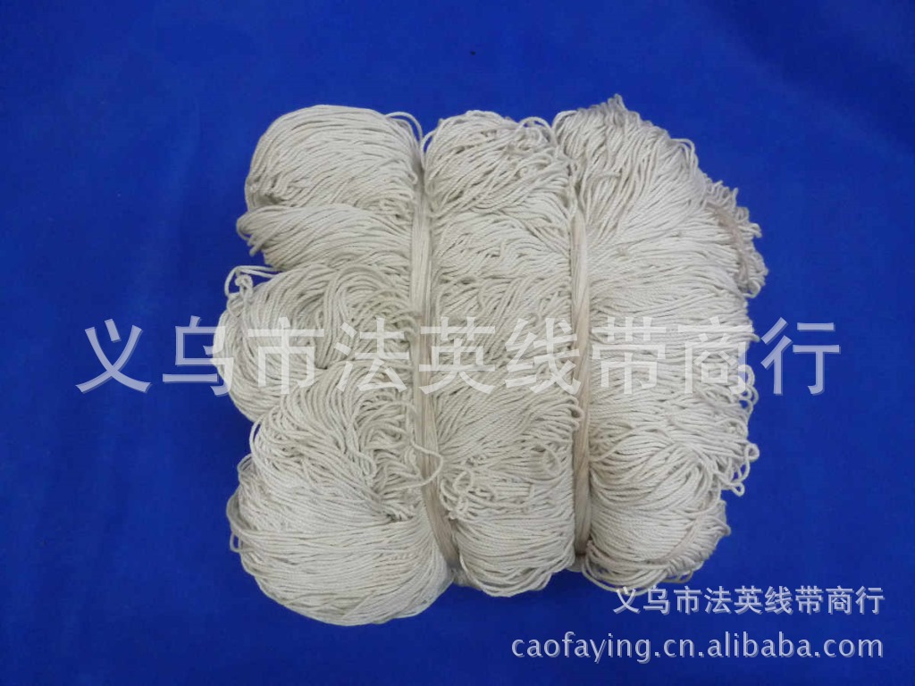Factory Direct Sales Hanging Sausage Sausage Wearing Sausage Tie Sausage Cotton Rope White Cotton Thread