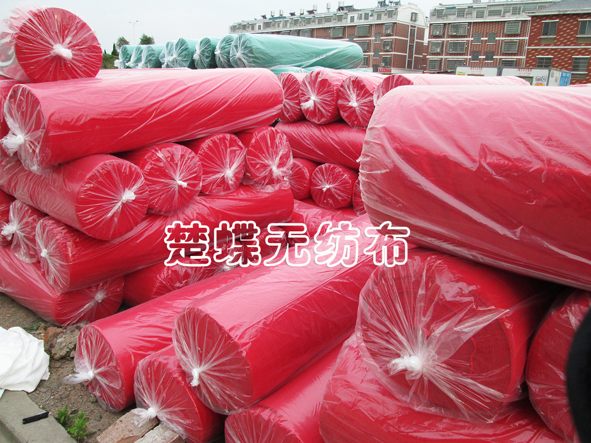 Wholesale of Christmas felt fabric, Halloween creative handicrafts, polyester non-woven fabric and poinsettias Specification image