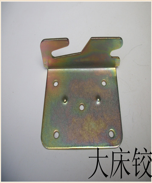 Manufacturers Supply Furniture Metal Stamping Parts Iron Wood Bed Connecting Piece Furniture Large Bed Hinge Bed Hook Accessories