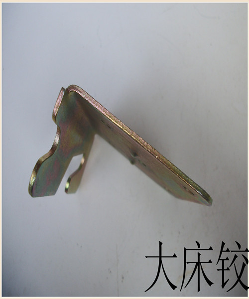 Manufacturers Supply Furniture Metal Stamping Parts Iron Wood Bed Connecting Piece Furniture Large Bed Hinge Bed Hook Accessories Specification drawing
