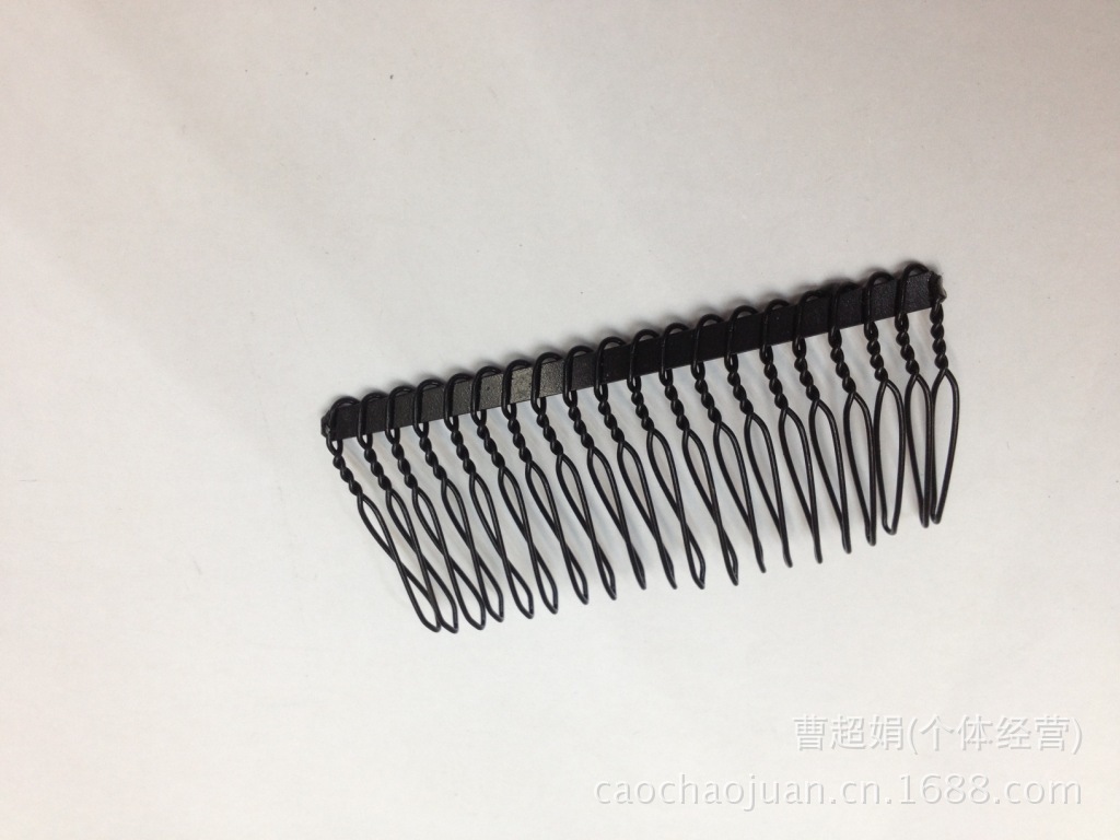 Korean diy handcrafted iron hair comb headwear, new comb base comb, 30-tooth insert comb wholesale factory supply Specification image