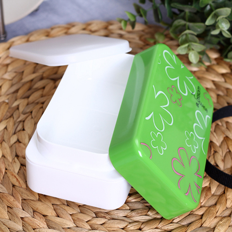 Bangduo - [Clearance Defective Items] Japanese lunch box, Sushi box with Strappy Bento box, Microwave Lunch box details Picture