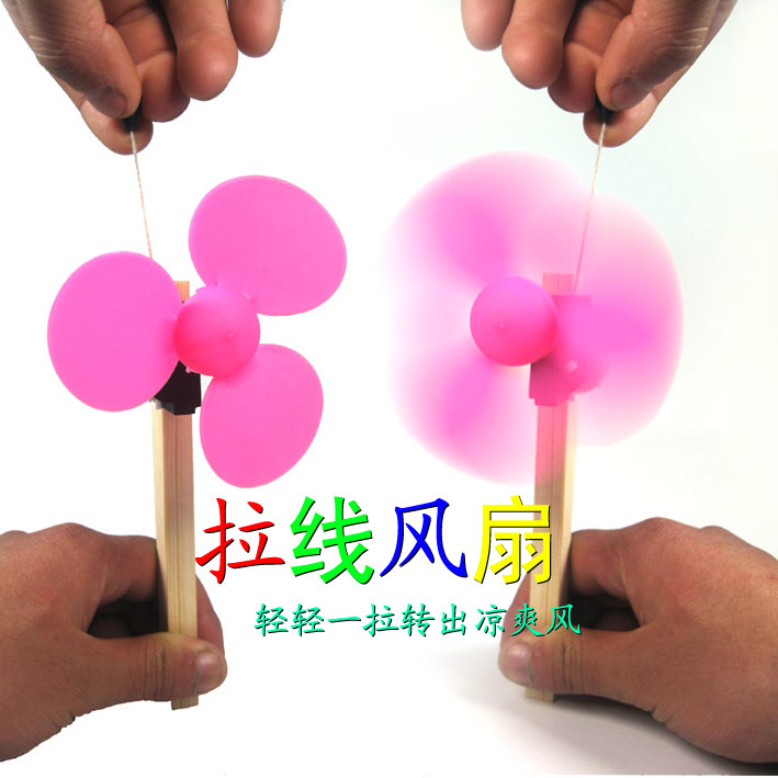 A recommended experiment for a teenagers' handicraft class on the technology of making a string fan Specification image