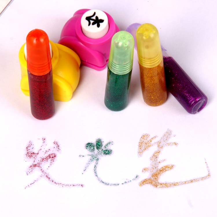 热销/压花器闪光胶/儿童diy白底实物图