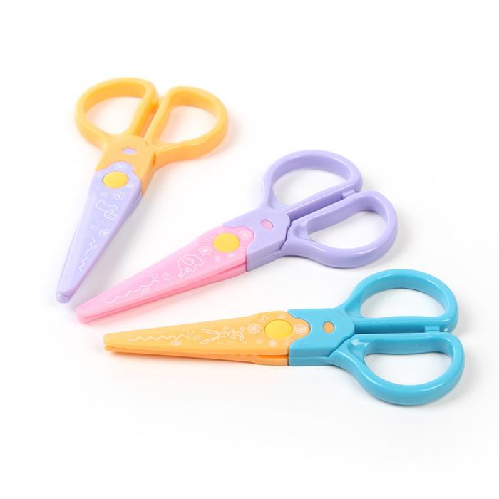 Handmade creative DIY photo album lace scissors, photo card pattern scissors, children's safety scissors, children's gifts details Picture