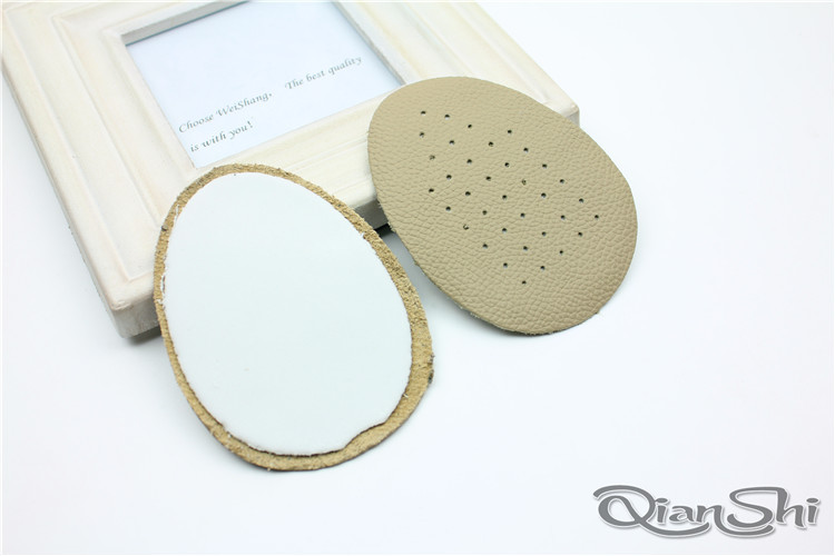 3284 cowhide forefoot pads, thickened men's and women's half-size pads, high heel pads, anti-slip, soft and breathable front half pads details Picture