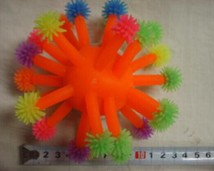 新款软体海胆球 鱼缸装饰仿真海胆球 仿真珊瑚 优惠批发