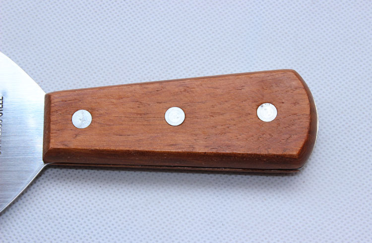 Wooden Handle Stainless Steel Chocolate Spatula Chocolate Spatula Tool For Making Fancy Chocolate Specification drawing