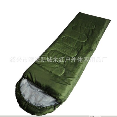 Outdoor products, outdoor camping sleeping bags, spring nap camping envelopes, cap sleeping bags wholesale