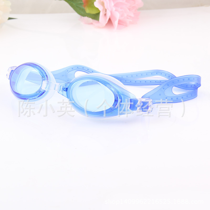 Genuine Swimming Goggles Flat Swimming Goggles Big Frame Waterproof And Anti-Fog Swimming Glasses Men And Women Swimming Supplies Wholesale Specification drawing