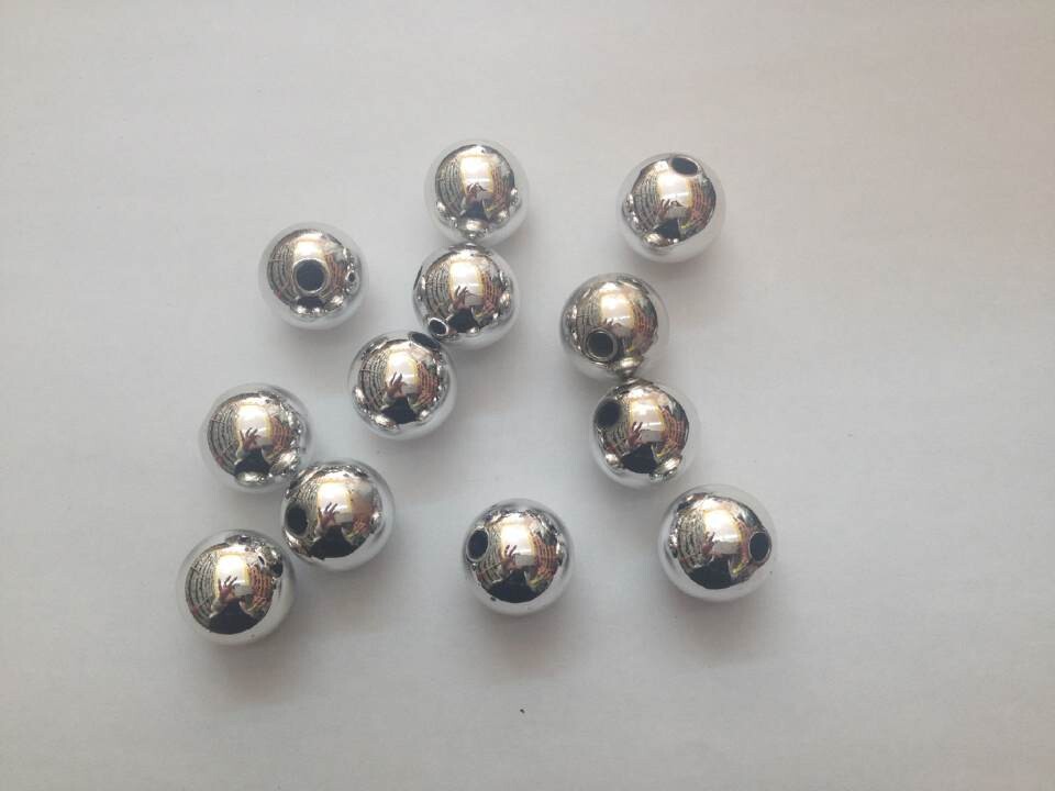 Wholesale of uv gold and uv silver electroplated beads as jewelry accessories Specification image