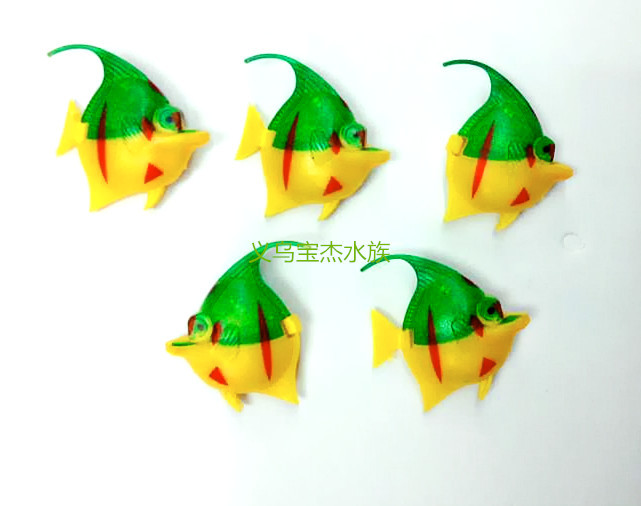 Supply plastic fish tank with plastic fish multi-style floating simulation of plastic fish Bao Jie aquarium details Picture