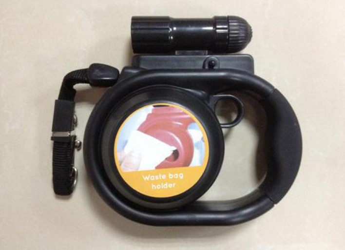 Supply pet tractor Automatic retractable leash Pet leash Dog walking led model 5M