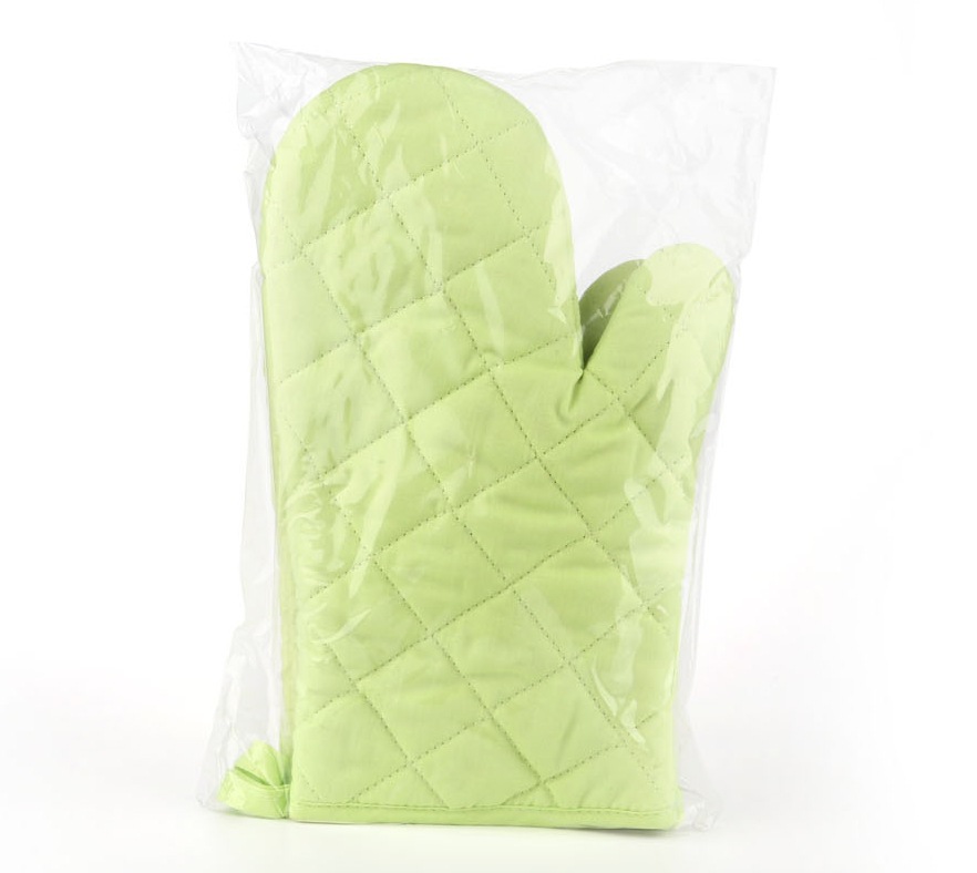 【 Solid Color Quilting 】 Manufacturers Thick Microwave Oven Gloves Baking Oven Special Heat Insulation Non-Slip High Temperature Kitchen Application Scenario
