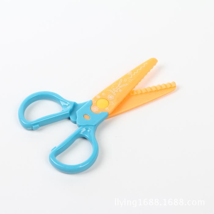 Handmade creative DIY photo album lace scissors, photo card pattern scissors, children's safety scissors, children's gifts Specification image