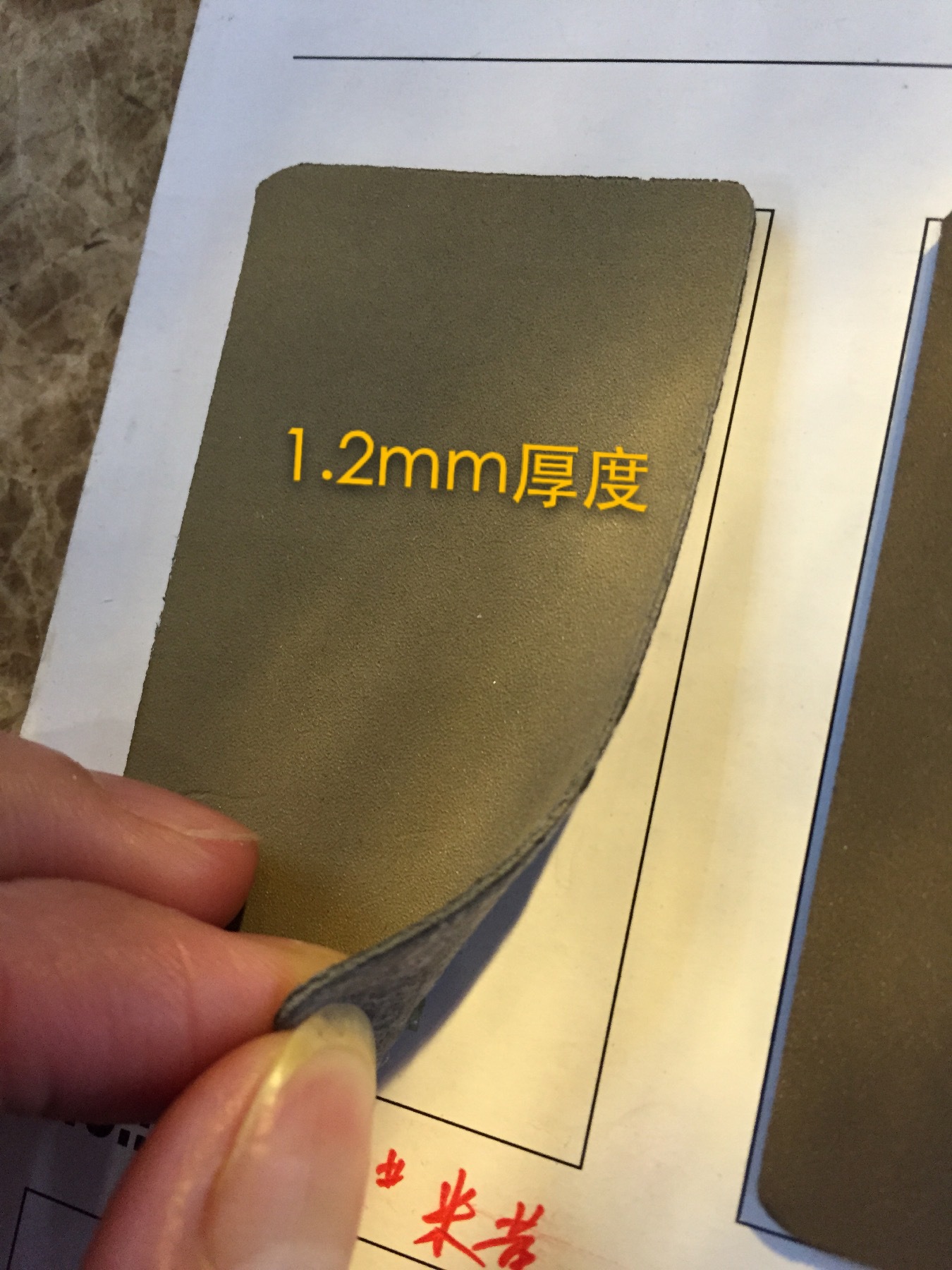 Space leather trademark leather frosted thick leather case shoe upper leather frosted thick leather can be customized sample full figure
