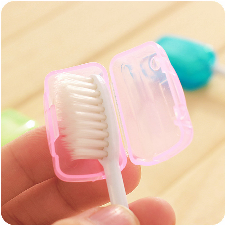 Caja de cepillo de dientes portátil de viaje nórdico juego de cepillo de dientes caja de almacenamiento de dientes cepillo de dientes al aire libre cabeza de cepillo de dientes protector de cabeza de cepillo de dientes ecológico Specification image