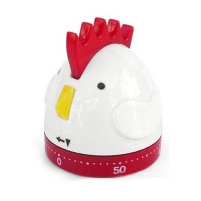 Big Rooster mechanical timer, a super value kitchen product, trendy mom timer tool, flat-bottomed chicken, little chicken timer details Picture