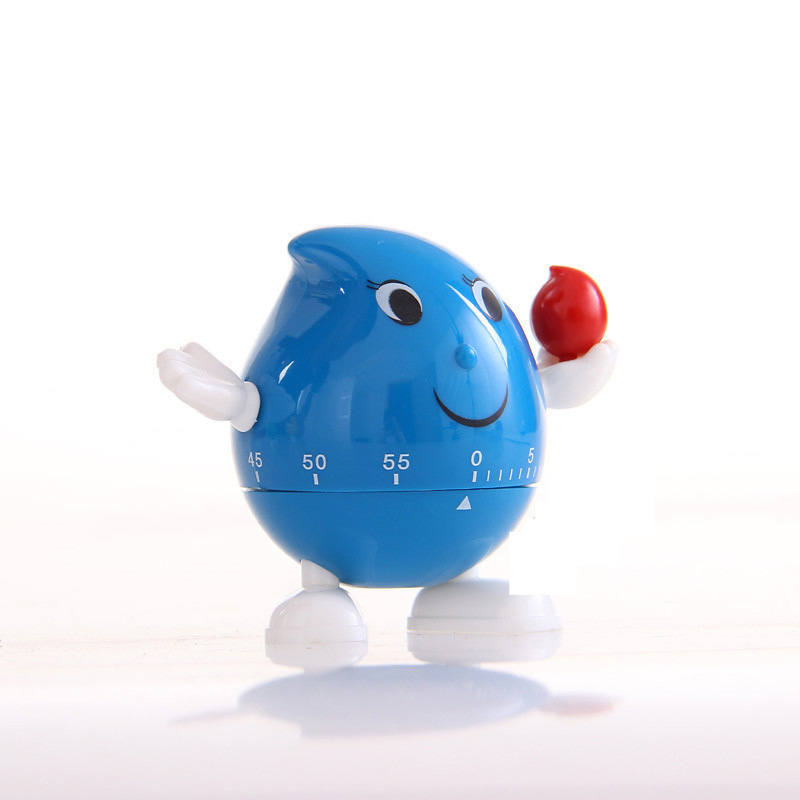 Water Drop Blood Baby mechanical timer, reverse timer, kitchen timer, chain timer, 60 minutes Specification image