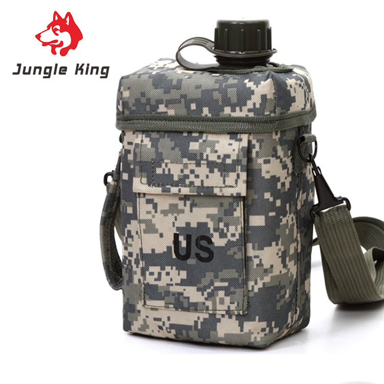 Jungle King新品直销 户外旅游新品多色迷彩水壶 2.0L旅行PVC水壶