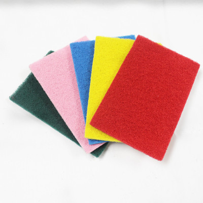Yijie Baili colored sponge Scouring Pad 10-piece set, Jingbai Li dishwashing Agent Companion, highly efficient kitchen grease removal and cleaning cloth details Picture