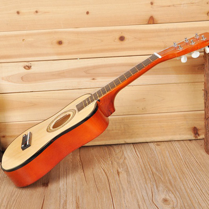 儿童吉他 21寸多色木制儿童初学学习吉他 木制工艺品礼品厂家详情图2