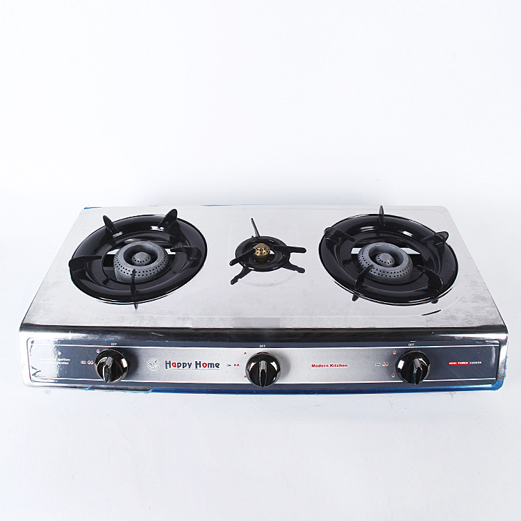 Manufacturers direct gas stove embedded natural gas stove two eyes natural gas stainless steel honeycomb stove head small three stove full figure