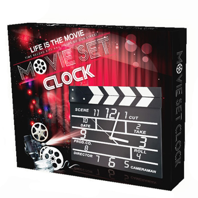 New and unique clock clapper, clock clapper alarm clock, wall clock, creative clocks and creative craft gifts Application Scenario