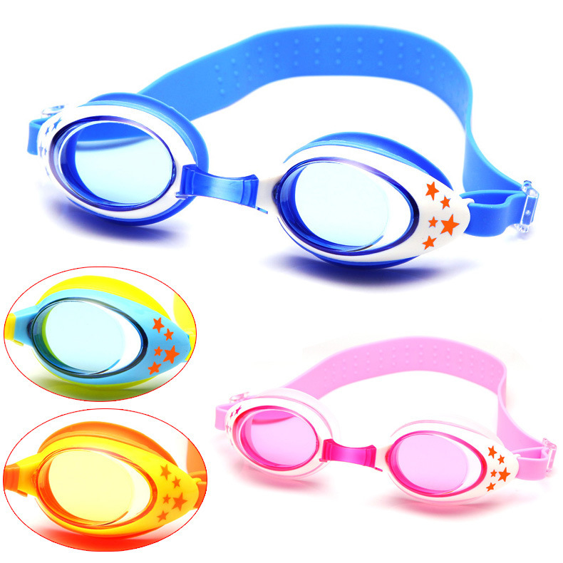 High definition children's cartoon goggles natural silicone waterproof and fog-proof goggles with adjustable full figure