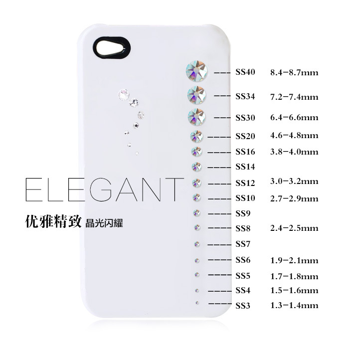 shanilak nail art flat flat seven-color diamond, Iridesy AB diamond, diy nail art, nail drill, water diamond, color diamond, whole package price Specification image