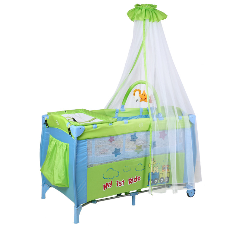 Multifunctional Crib Export Folding Baby Shaker Baby Supplies Baby Game Bed Baby Bed Manufacturers Wholesale