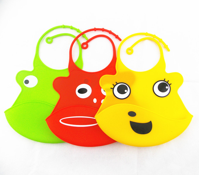 Silicone children's bibs, baby silicone bibs, infant and children's bibs, silicone rice bags, waterproof bags details Picture