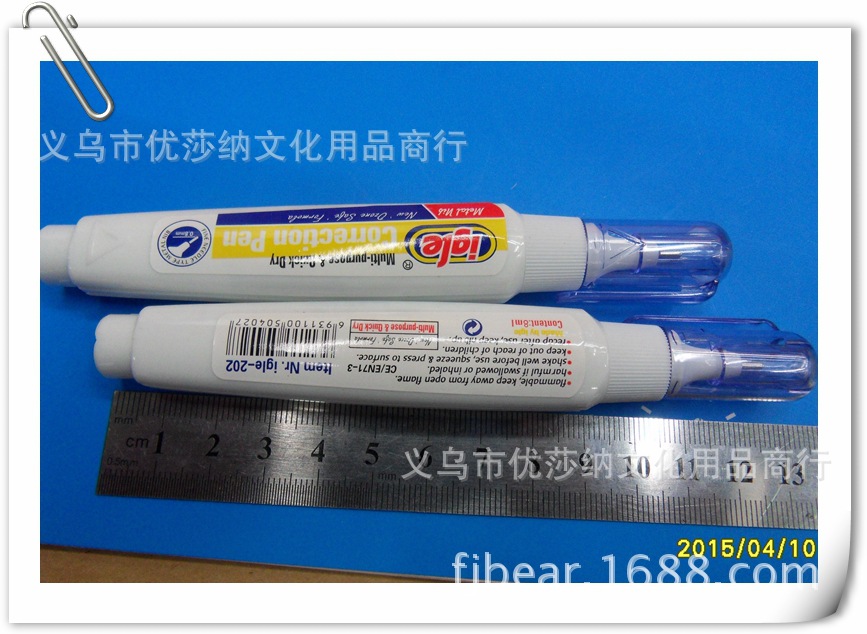Igle202 Lengthening Correction Pen Correction Liquid Office Supplies Environmental Protection Non-Toxic Quick Drying details Picture