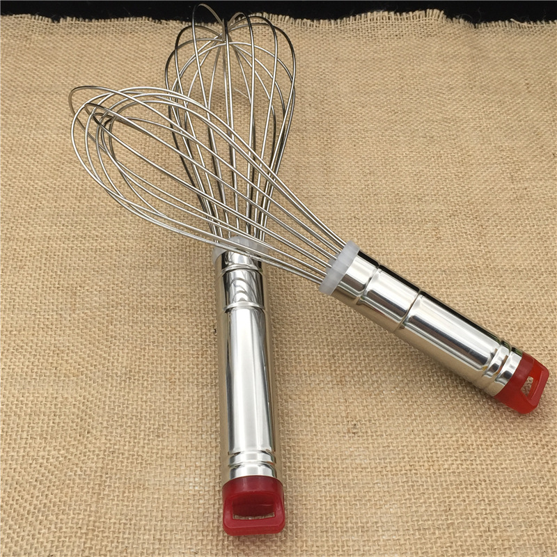 不锈钢红头12线打蛋器35CM-14寸  烘焙打蛋器手动