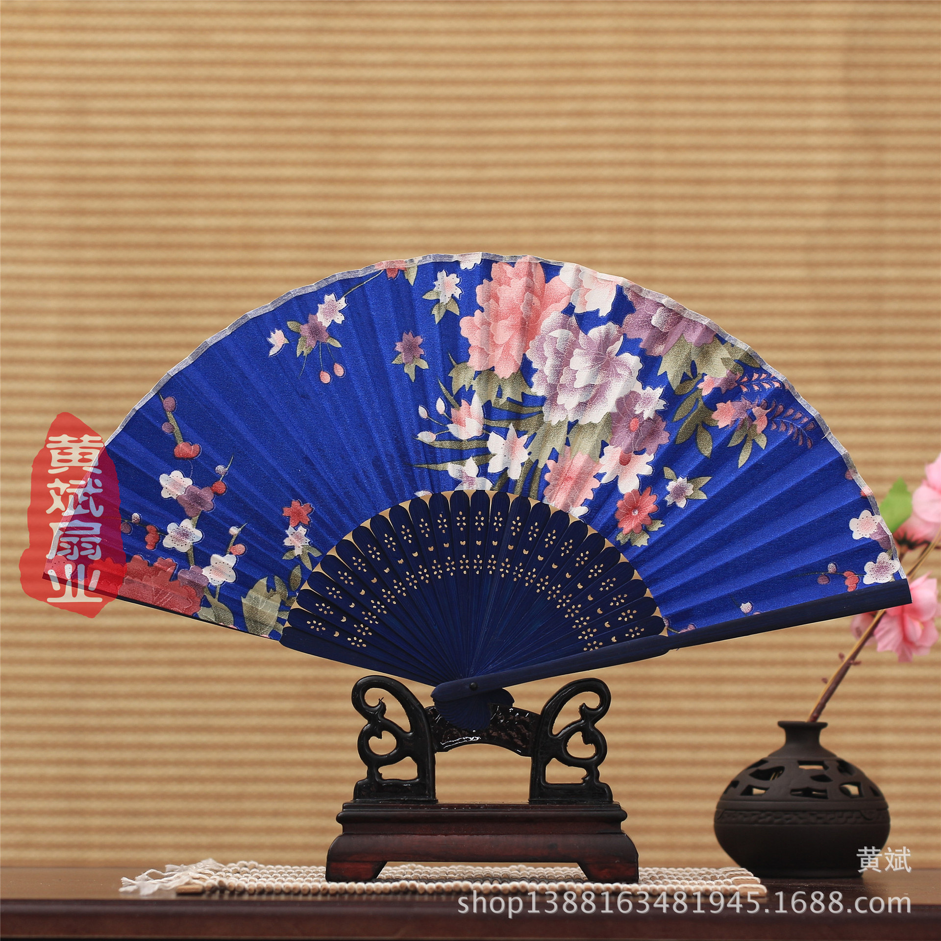 日式和风折扇/批发/女扇细节图