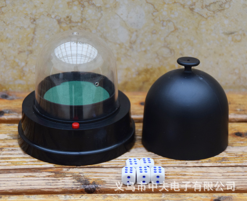 Electric Dice Machine Mini Lottery Machine Ktv Entertainment Wine Set Electric Dice Cup details Picture
