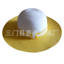 New hat paper braid big along hat ladies shade hat summer straw hat beach hat foreign trade manufacturers supply