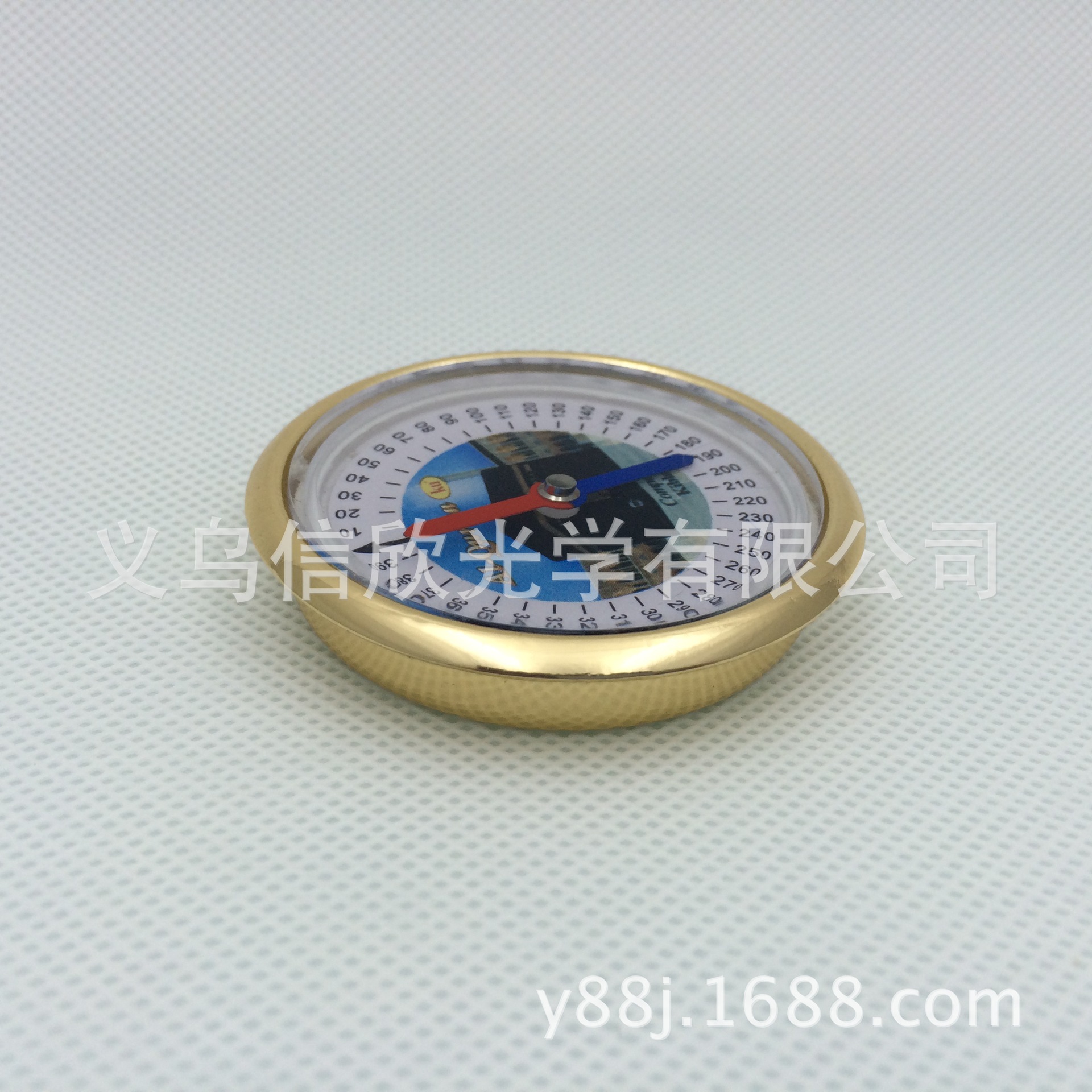 Muslim compass with explanation tree, high-quality aluminum alloy shell metal compass, compass in stock supply details Picture