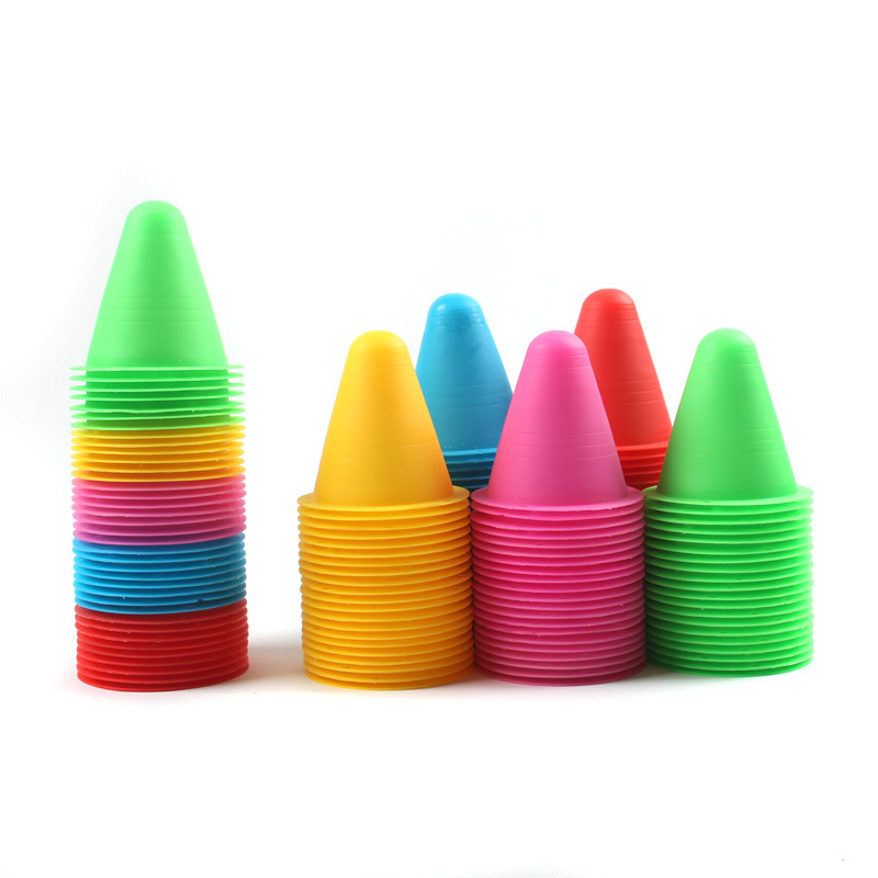 Skates roadblock roller block pile Flat flower pile practice obstacle pile soft pile roller block pile details Picture