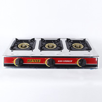 Hot-selling stainless steel double stoves natural gas stoves embedded gas stoves liquefied gas stainless steel boutique three stoves