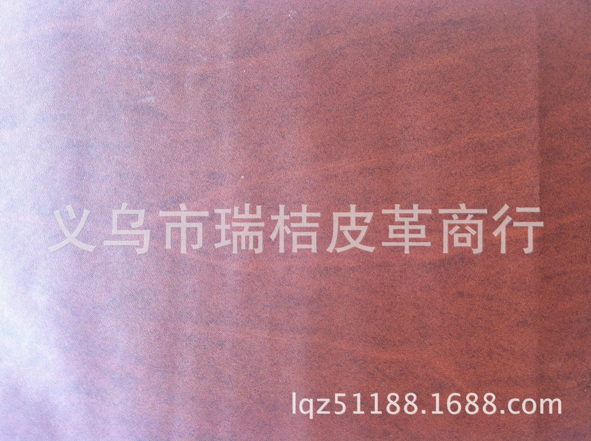PVC wood-grain imitation leather, red wood-grain printed artificial leather Item Picture