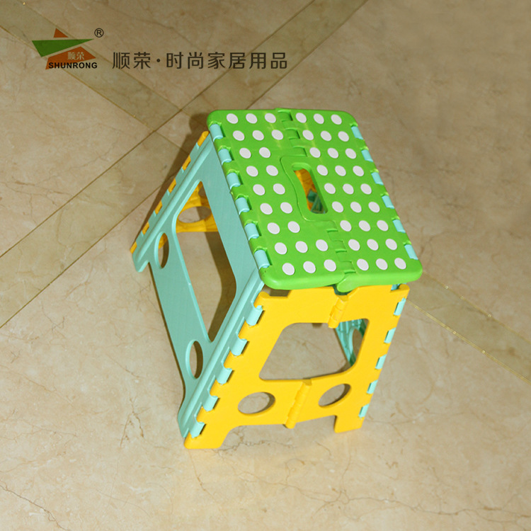 Plastic Folding Stool Thickened Portable Folding Stool Chair Children's Bench Mazar Sr168 Item Picture