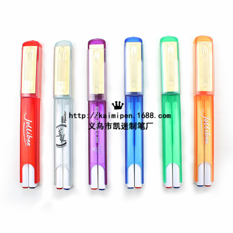 Wholesale Press Ballpoint Pen Advertising Double Notes Creative Giant Ballpoint Pen Wholesale Customized Logo
